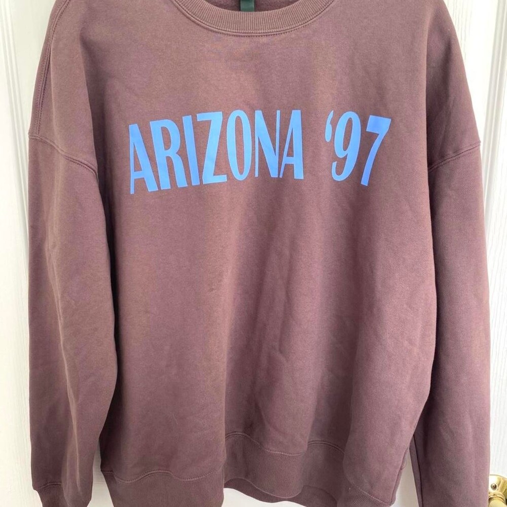 Target Women's Brown and Purple Sweatshirt